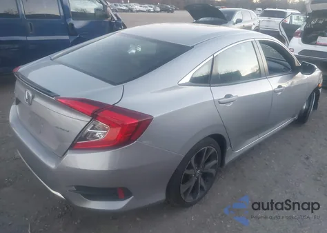 2019 Honda Civic Sport z USA, uszkodzony, nr VIN 2HGFC2F82KH593337